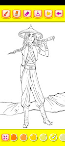 Imágen 3 Raya and TheLastDragonColoring android
