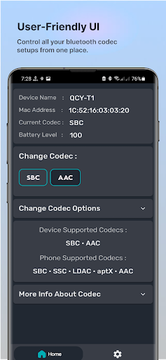 Bluetooth Codec Changer - Tools - apps