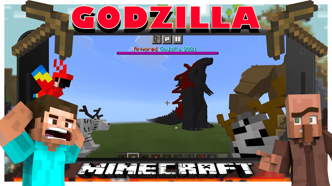 Screenshot 2 Godzilla Game Mod Minecraft android