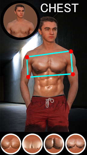 Man Abs Maker - Six Pack Photo Screen 3