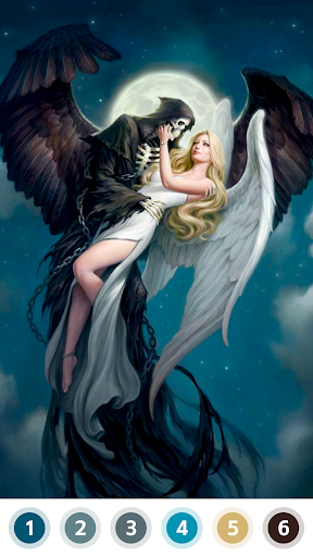Love & Death Paint by Number Screen 3