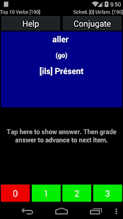 French Verb Trainer Pro Screenshot