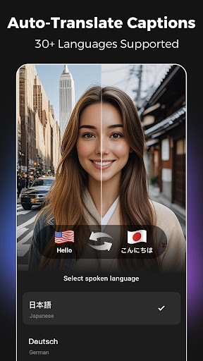 Screenshot of Captions AI - Captune