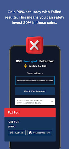 Android application Honeypot Detector screenshort
