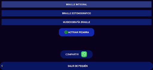 Android application Braille Pequén screenshort