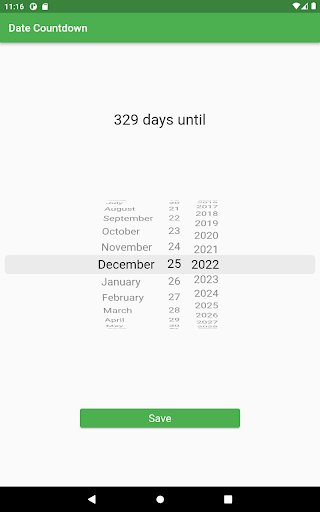 Date Countdown Screen 3