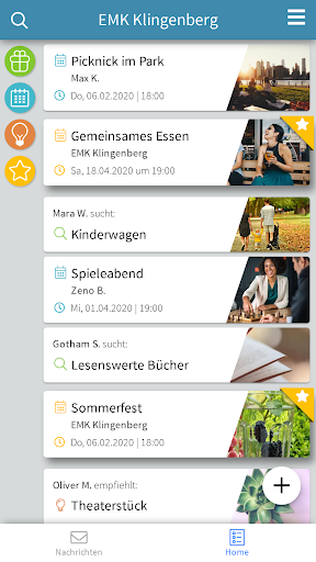 Android application EMK Klingenberg screenshort