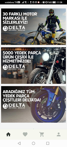 Android application Delta Motorlu Araçlar screenshort
