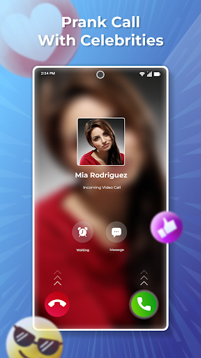 Prank Call & Fake Video Call Screen 3