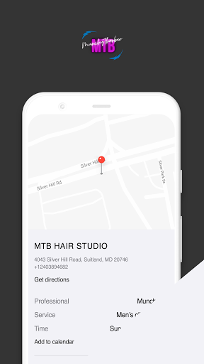 Android application MTB Hair Studio screenshort