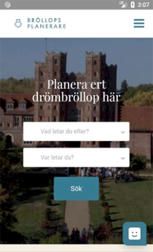 Android application Bröllopsplanerare screenshort
