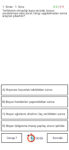 Ehliyet Sınavı 2023-2024 Screen 3