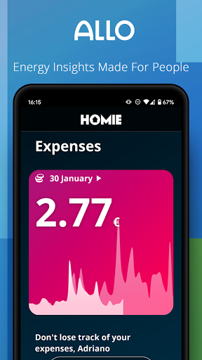 Android application Homie screenshort