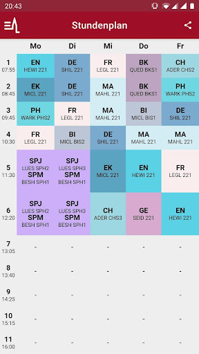 Gymnasium Oppenheim App Screen 2