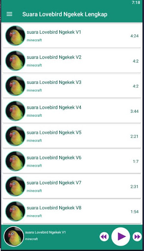 Suara Lovebird Ngekek Lengkap