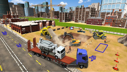 Excavator Construction Game  screenshots 2