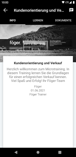 Föger – mobiles Lernen Screen 2