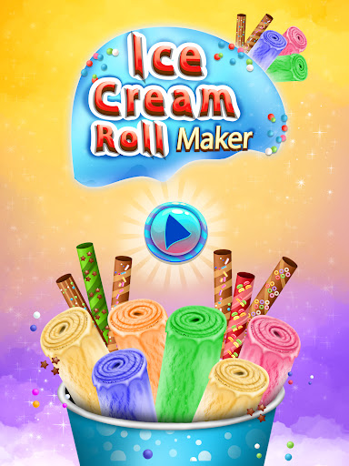 Android application Ice Cream Rolls Maker Cook screenshort