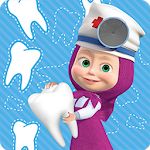 Cover Image of 下载 Masha and the Bear: Free Dentist Games for Kids 1.2.9 APK