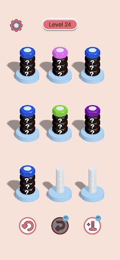 Nut Swap Color Sorting Game