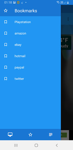 Moon Light Browser Screen 2