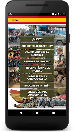 Accesos Ejército de Tierra