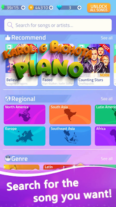Karol G Bichota Piano Tiles - Screenshot 1