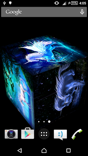 Android application Unicorn Live Wallpaper screenshort