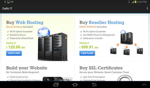 Web Solutions Screen 2