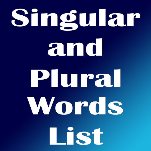 Singular and Plural Words List 1.4 Icon