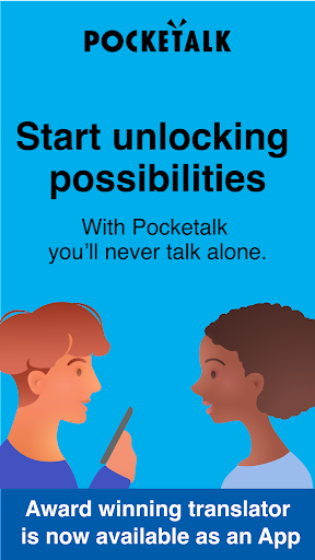 Android application POCKETALK – Translation App screenshort