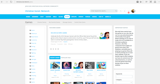 Christian Social. Network