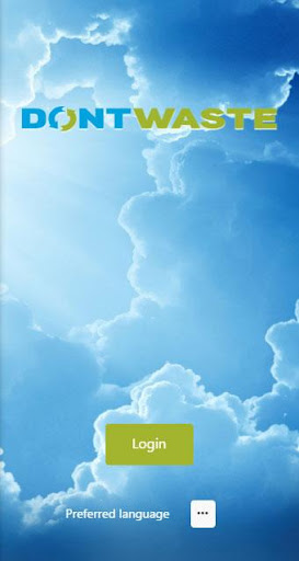 Dont Waste Mobile Screen 2