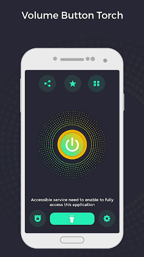 Volume Button Torch ON/OFF Screen 2