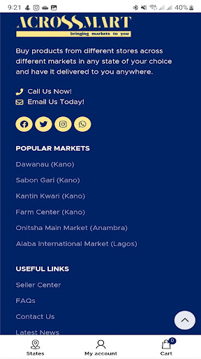 AcrossMart Screen 2