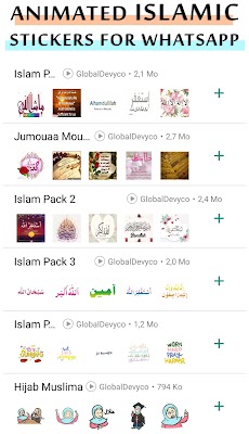 Animated Islamic WastickerAppのおすすめ画像1