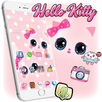 Hello Princess Kitty Pink Cute Cartoon Theme