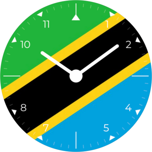 Android application Tanzania Analog Watch Face screenshort