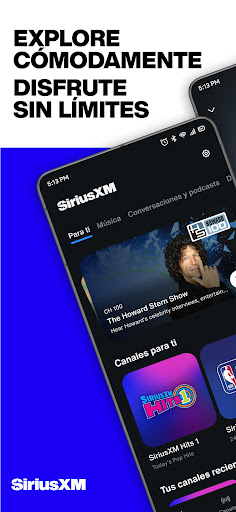 SiriusXM: Música y más Captura de Pantalla de la Aplicación Android 1