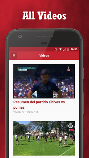 Guadalajara Club News Screen 2