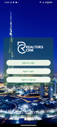 Android application Realtors CRM screenshort
