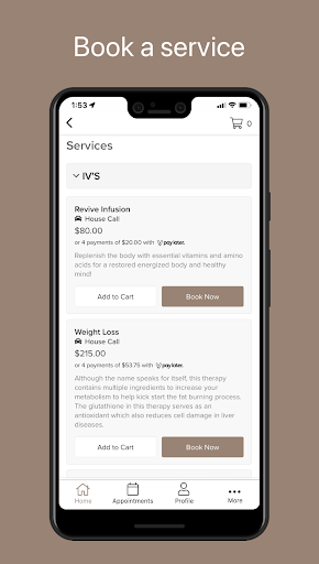 IV & Wellness MedSpa Screen 3