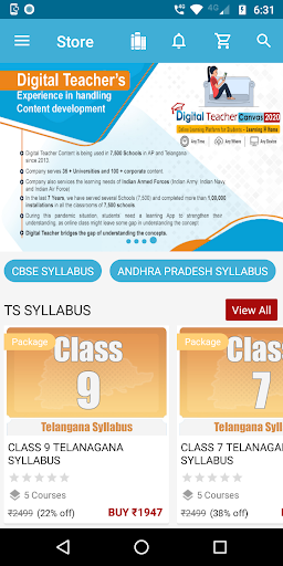Digital Teacher CANVAS Screen 3
