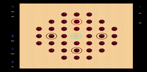 Peg Solitaire Brainvita - Solo Test