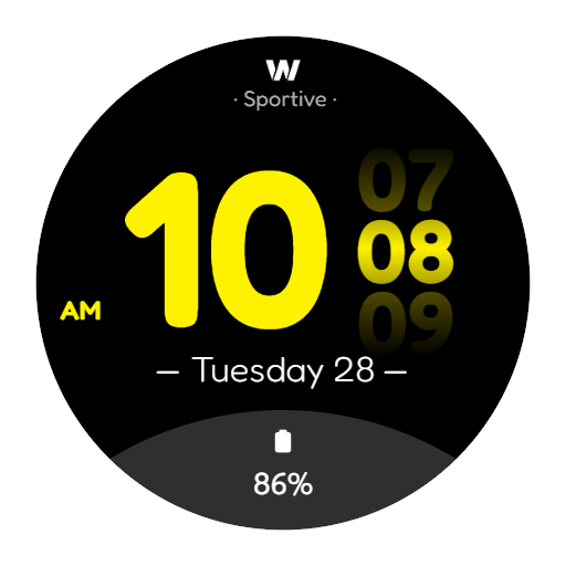 WES5 - Sportive Watch Face Logo