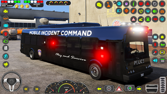 Police Bus Simulator 2023 Game