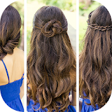 Cute Girls Hairstyles - Step by Step Tutorials icon