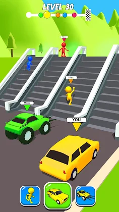 Shape Switch Transform Race - Screenshot 2