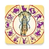 Ancient Horoscope in Zodiac time icon