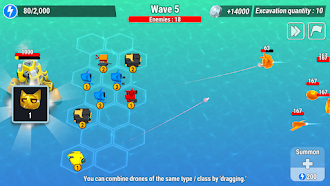 Game screenshot Drone Battle :  idle cats apk download